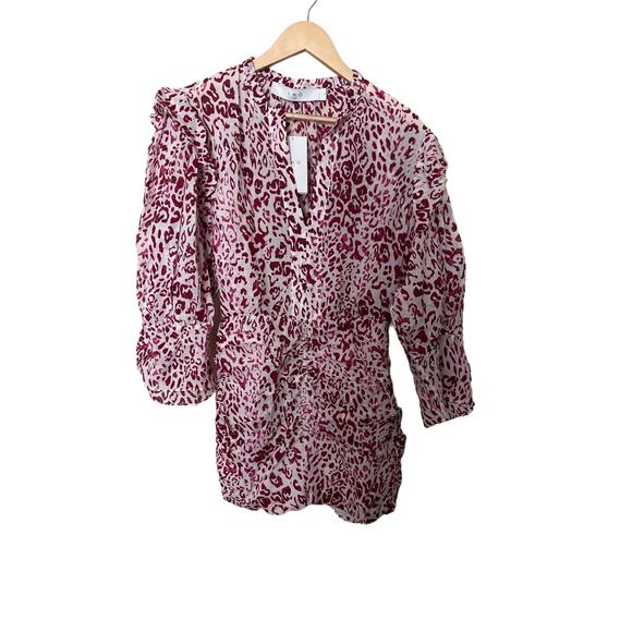 IRO Gira Leopard Dress Size‎ 4 New with Tags - Picture 10 of 12